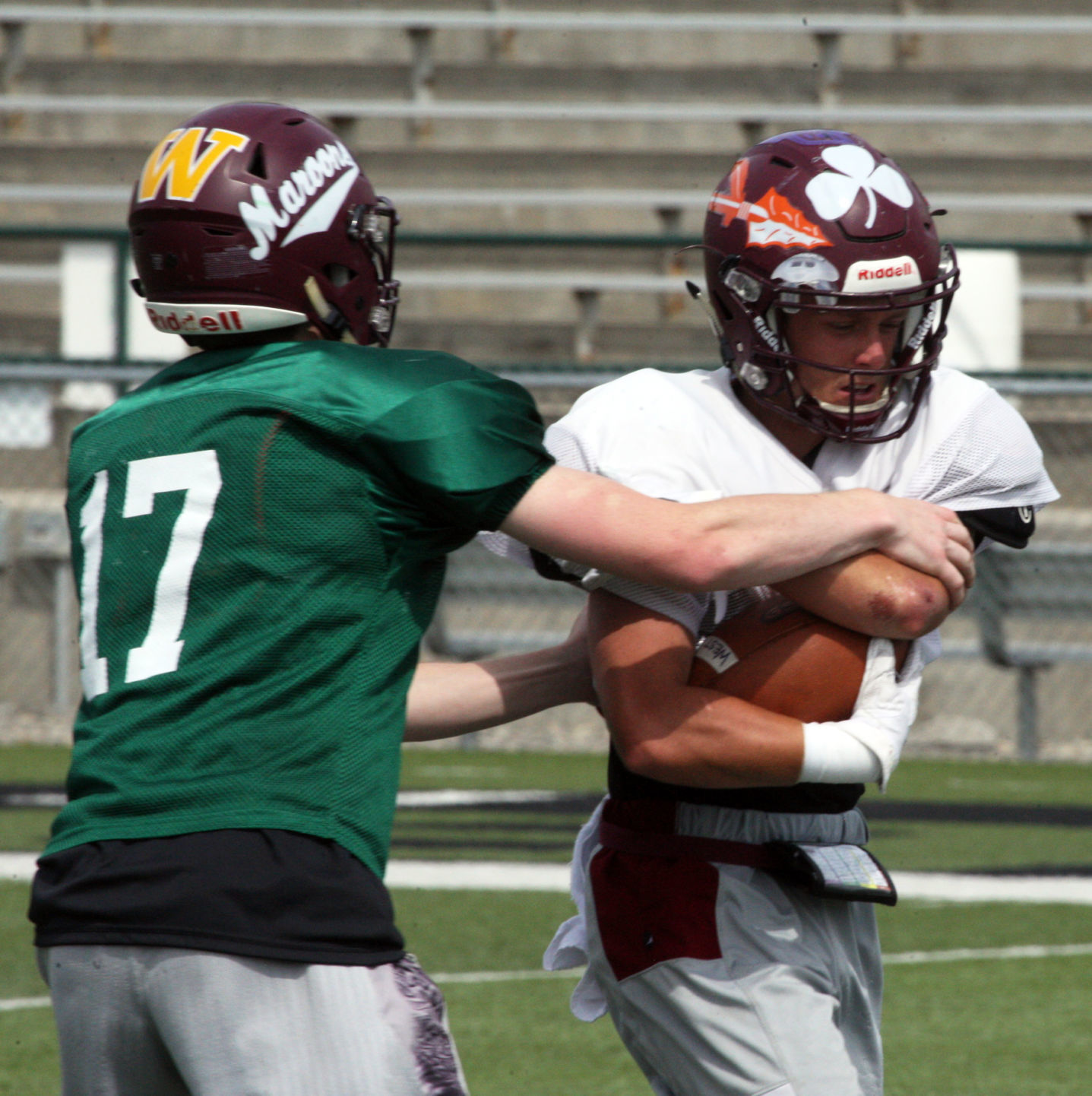 Maroons in action